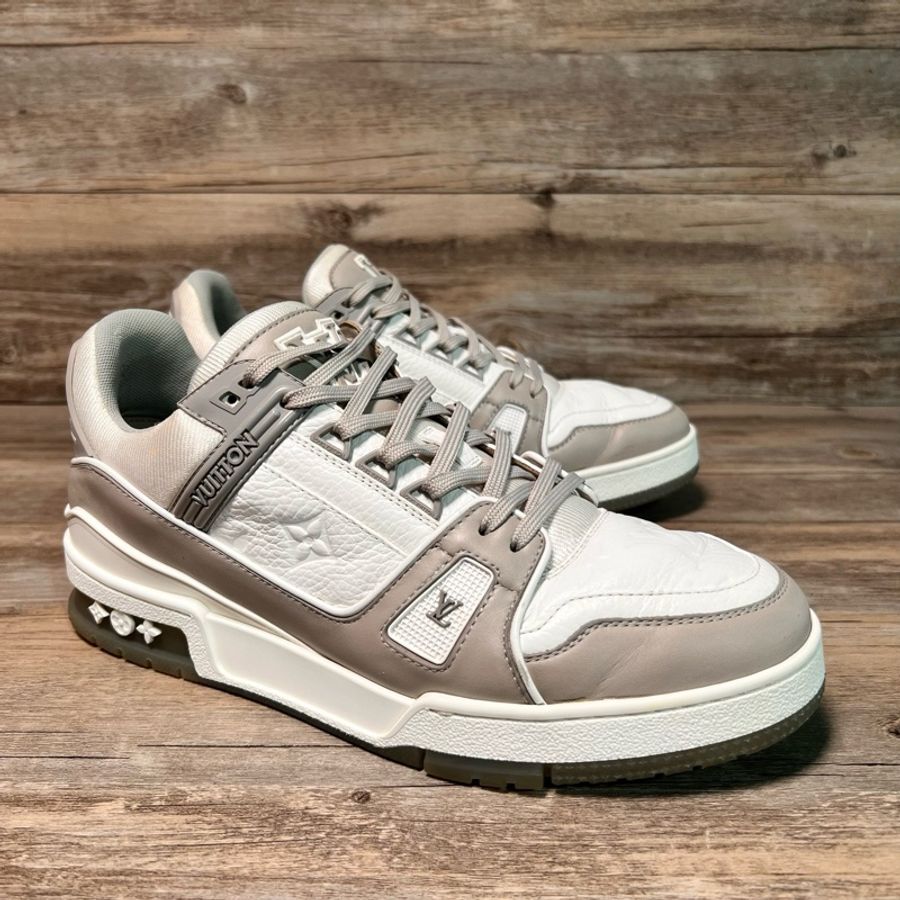 Louis Vuitton路易威登 trainer 灰白 灰色 41碼-1
