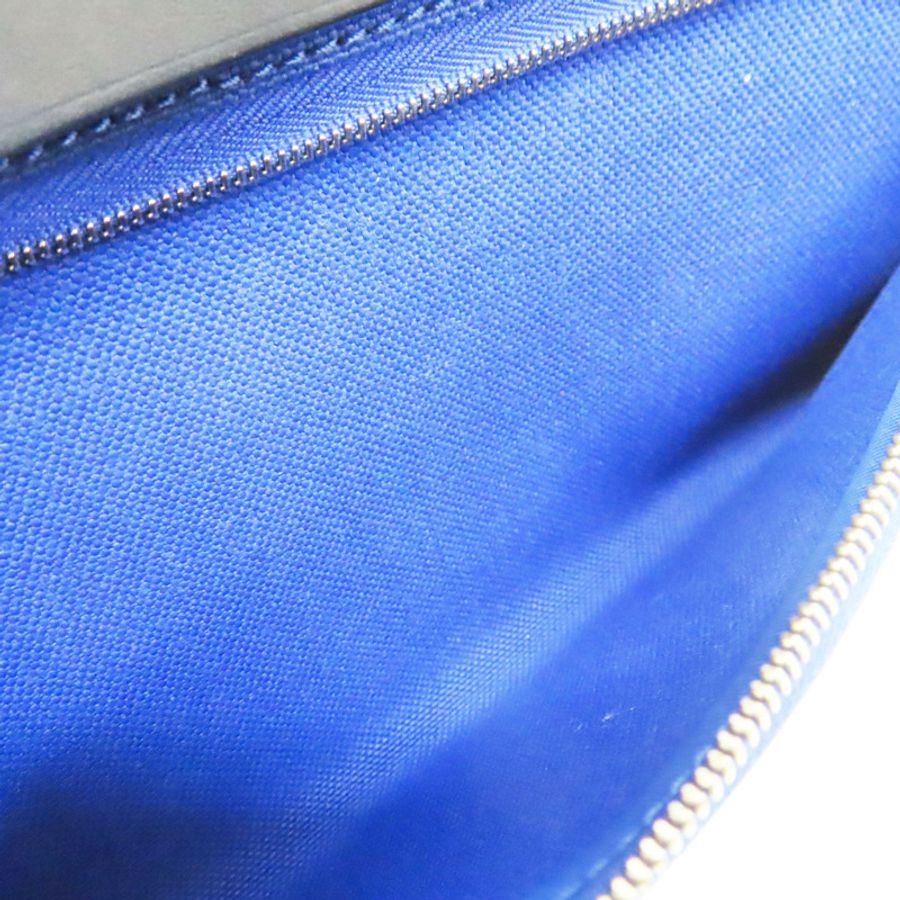 電光藍帆布 棕色皮革 Herbag Zip 31 肩背 C刻 (無鎖頭)【HERMES 愛馬仕】 H078971CKAT-7