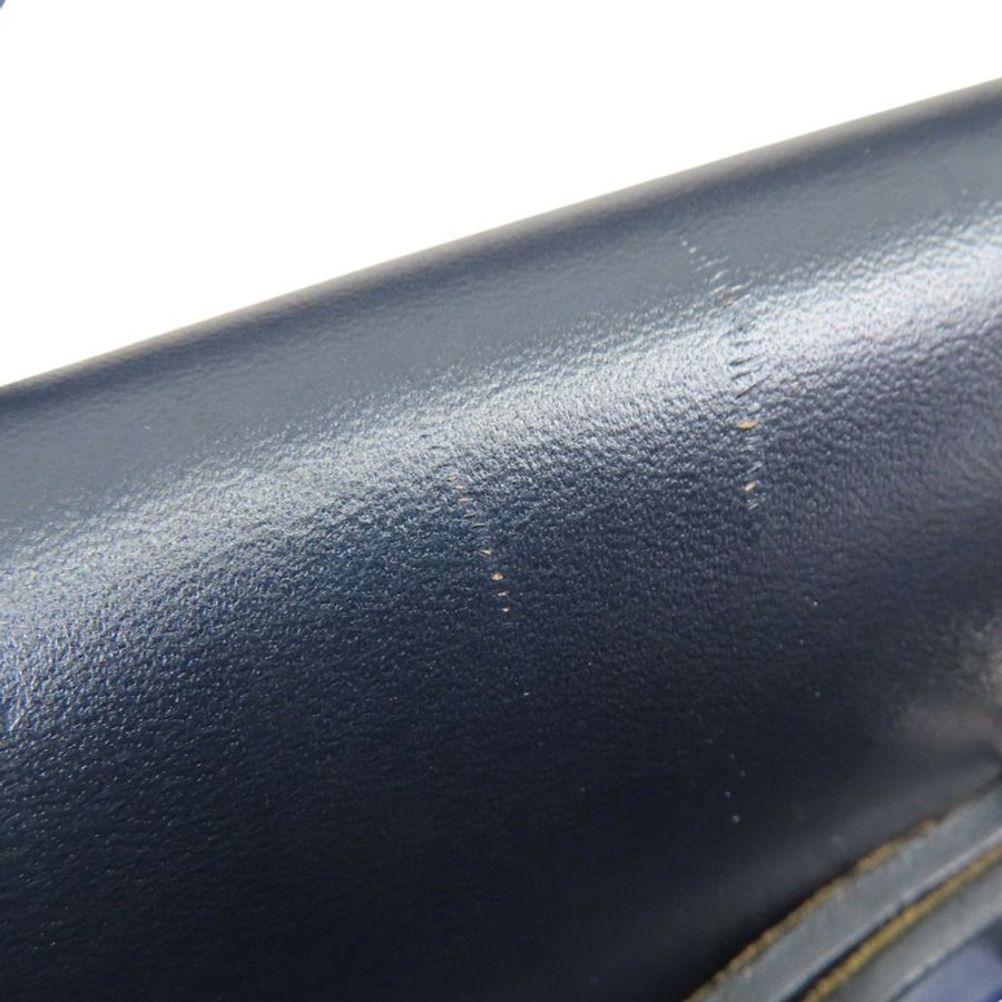 電光藍帆布 棕色皮革 Herbag Zip 31 肩背 C刻 (無鎖頭)【HERMES 愛馬仕】 H078971CKAT-15