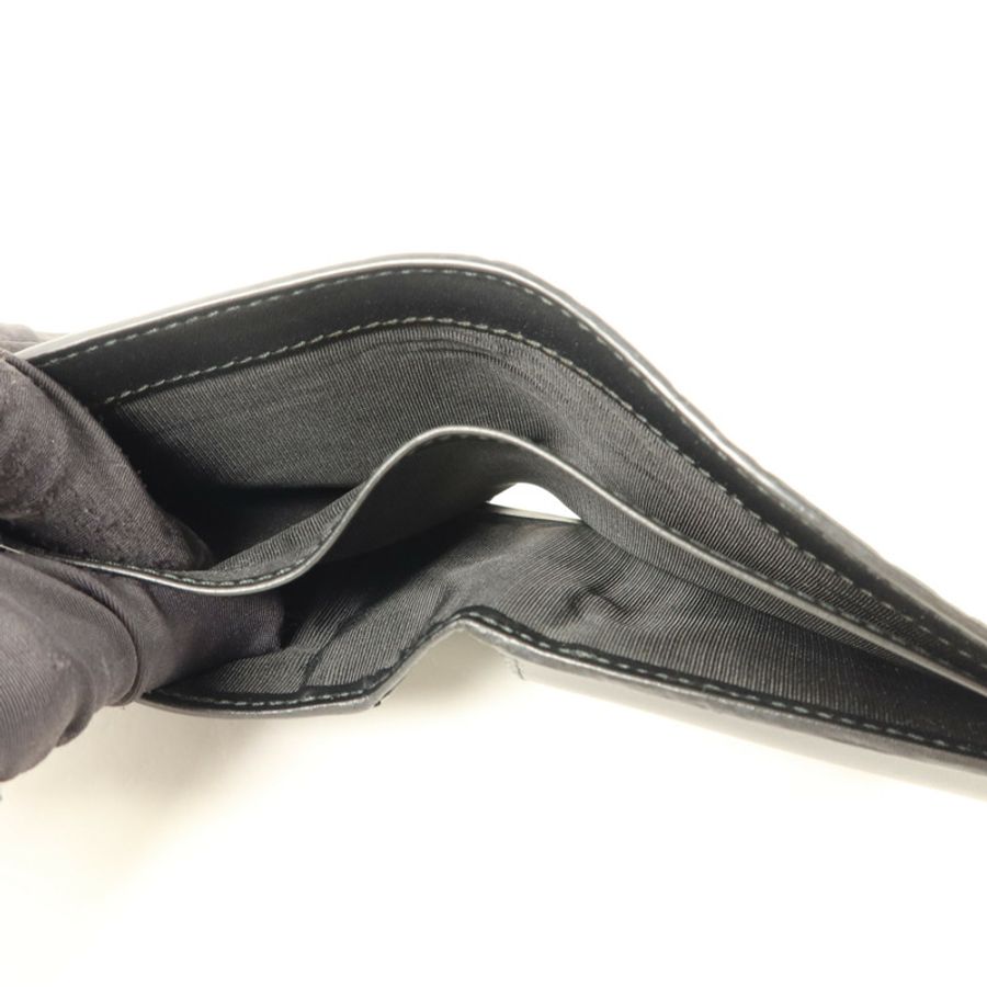 GUCCI 牛皮皮革Signature Wallet銀扣錢包-5