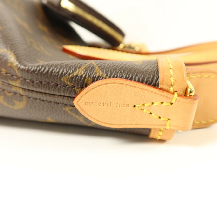 LOUIS VUITTON Monogram Neverfull BB金扣手挽肩背兩用袋-6