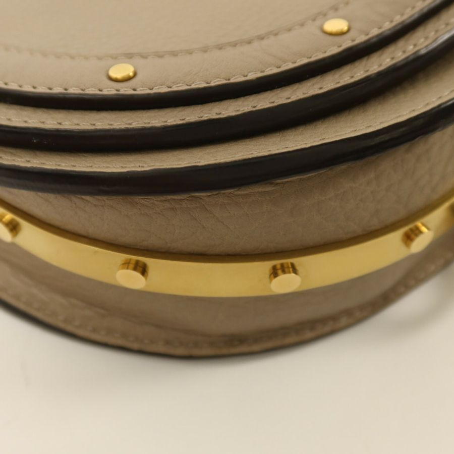 Chloe 牛皮皮革Nile Minaudiere Bracelet Bag金扣手挽肩背兩用袋-9
