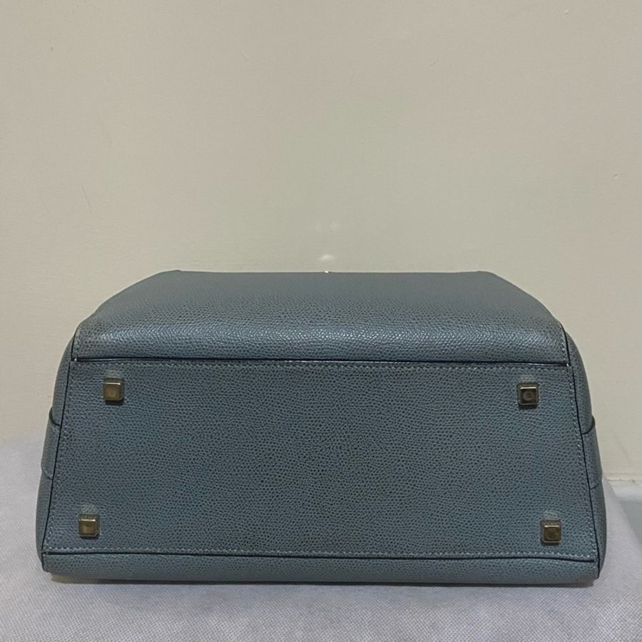 Valextra brera bag 中號 霧霾藍-5