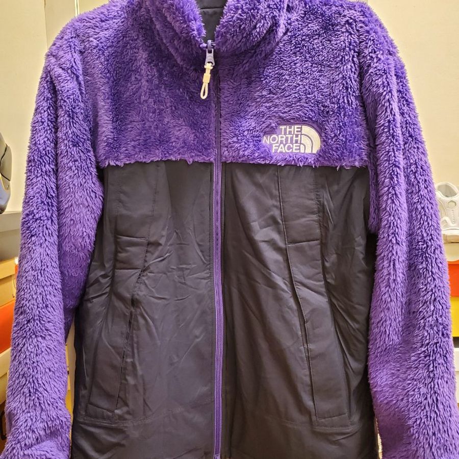 The North Face UE 秋冬膠囊 Cyber Grape REVERSIBLE FLEECE JACKET-1