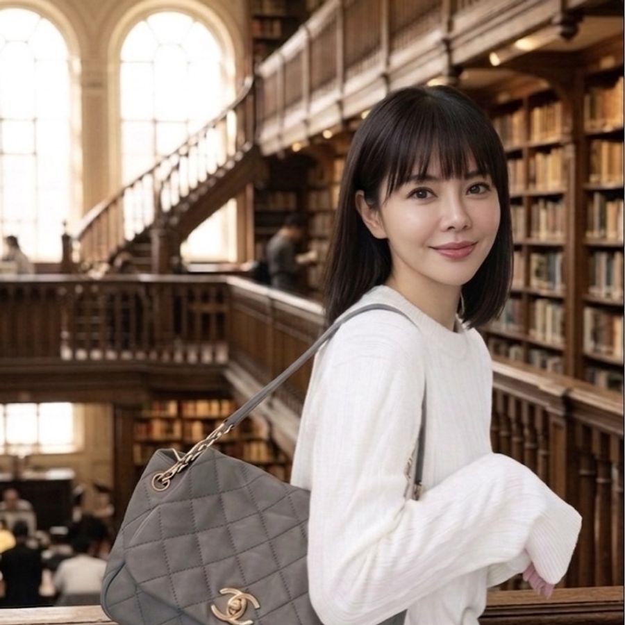 CHANEL/香奈兒CF 灰金牛皮外縫線 尺寸:29*17.5*13.5 14開-0