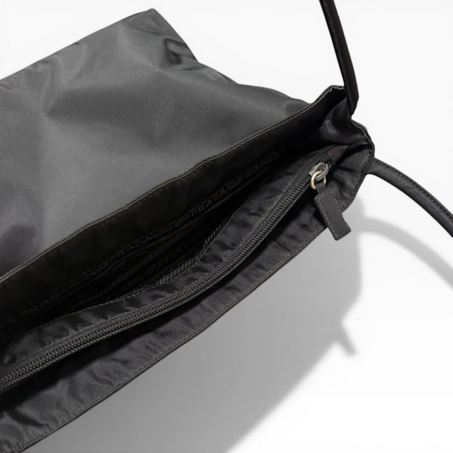 Prada 經典黑色尼龍托特包 Nylon tote bag 單肩包 手提包 28cm-11