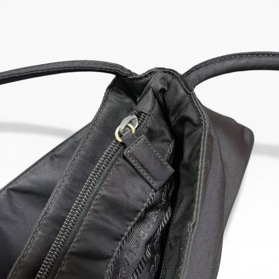 Prada 經典黑色尼龍托特包 Nylon tote bag 單肩包 手提包 28cm-15