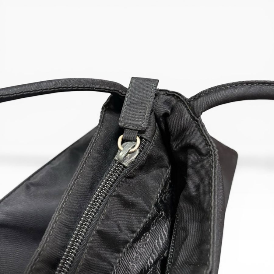 Prada 經典黑色尼龍托特包 Nylon tote bag 單肩包 手提包 28cm-16