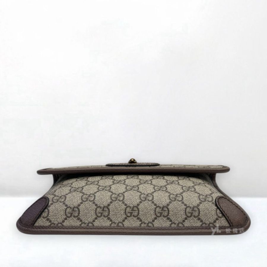 S5366-GUCCI 老花虎頭下蓋腰包493980-5