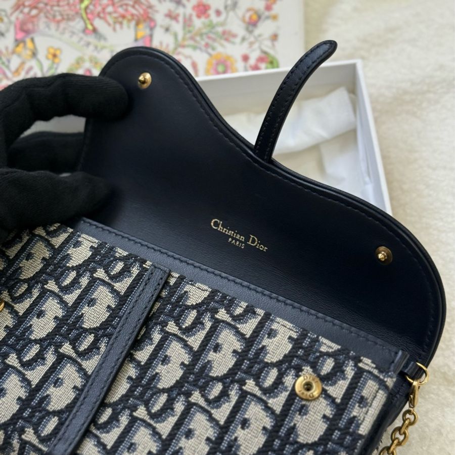 (2025momo購證🈵全配)Dior saddle woc 小號 購入近六萬-7