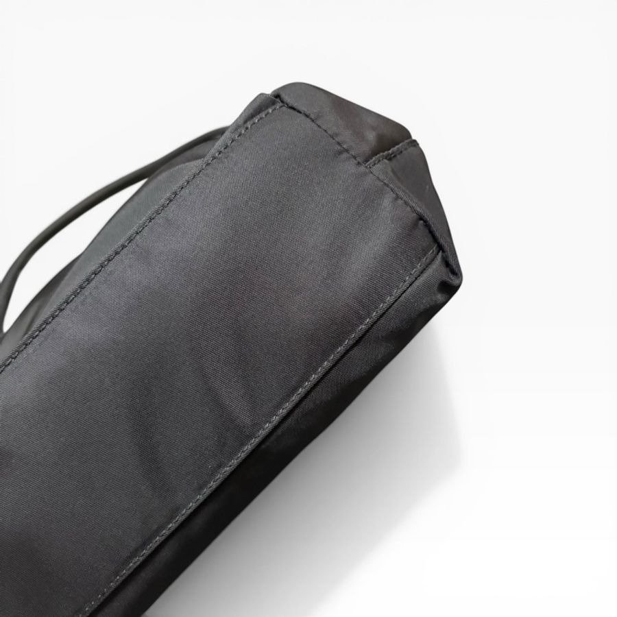 Prada 經典黑色尼龍托特包 Nylon tote bag 單肩包 手提包 28cm-10