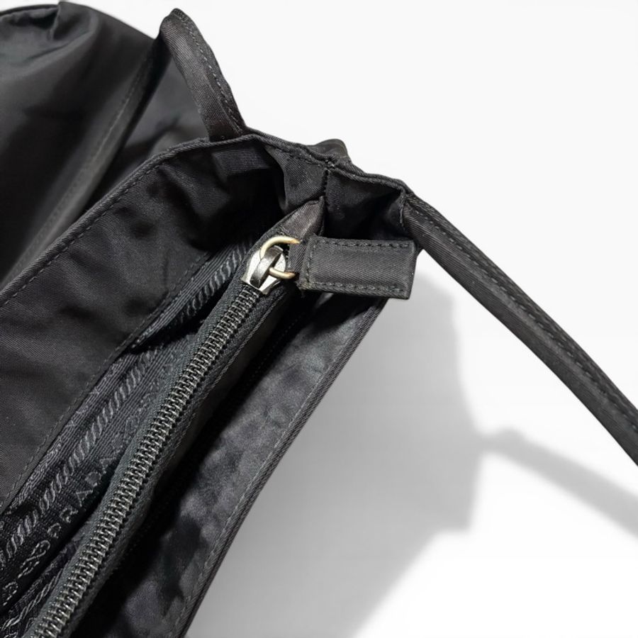 Prada 經典黑色尼龍托特包 Nylon tote bag 單肩包 手提包 28cm-15