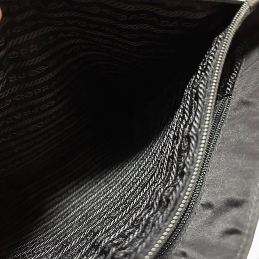 Prada 經典黑色尼龍托特包 Nylon tote bag 單肩包 手提包 28cm-17
