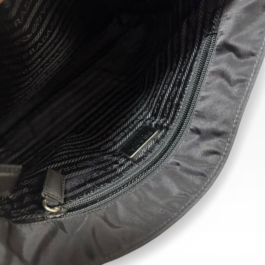 Prada 經典黑色尼龍托特包 Nylon tote bag 單肩包 手提包 28cm-18