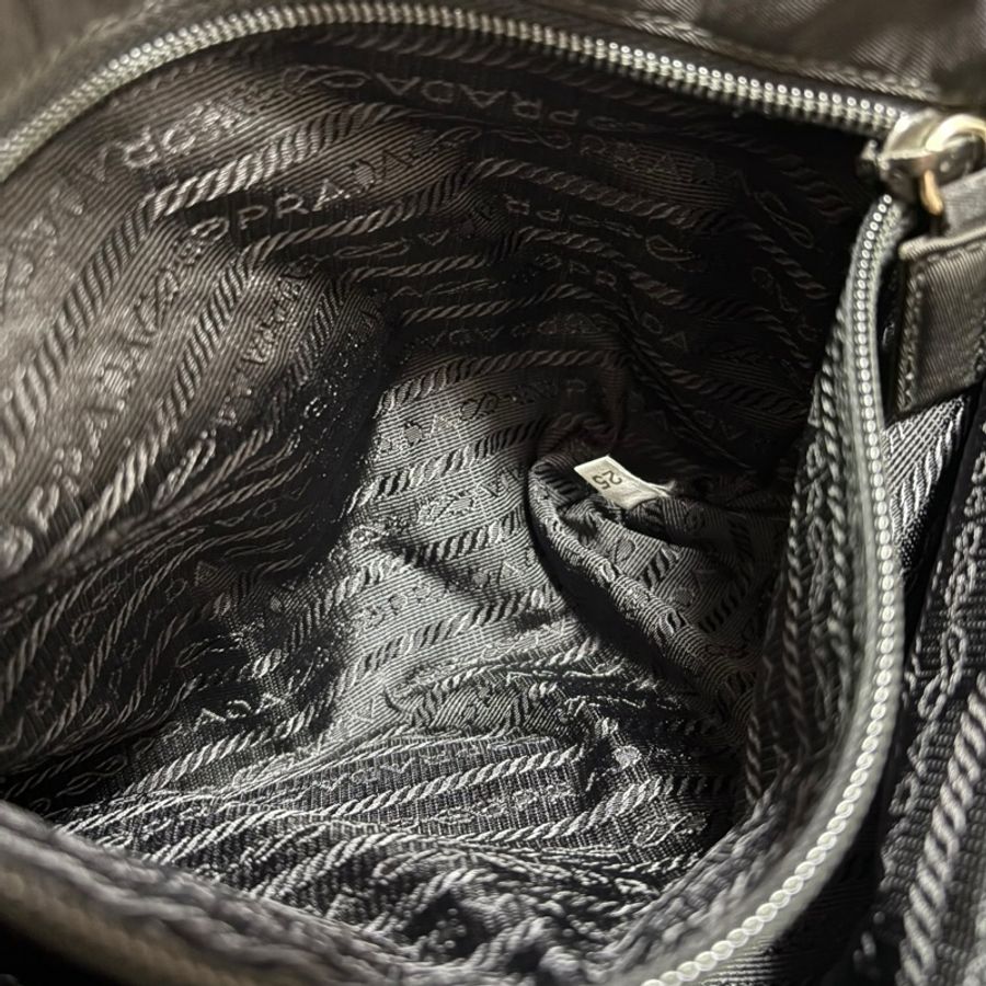 Prada 經典黑色尼龍托特包 Nylon tote bag 單肩包 手提包 28cm-20