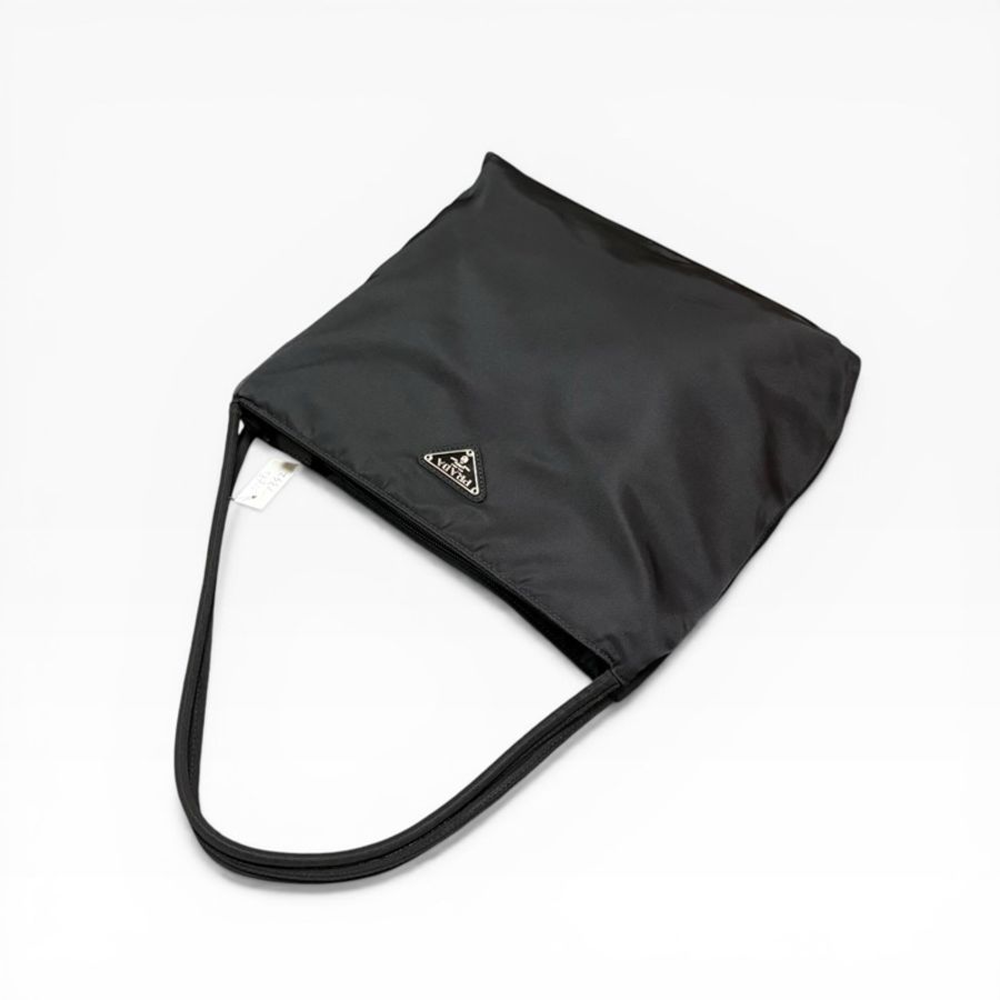 Prada 經典黑色尼龍托特包 Nylon tote bag 單肩包 手提包 28cm-23