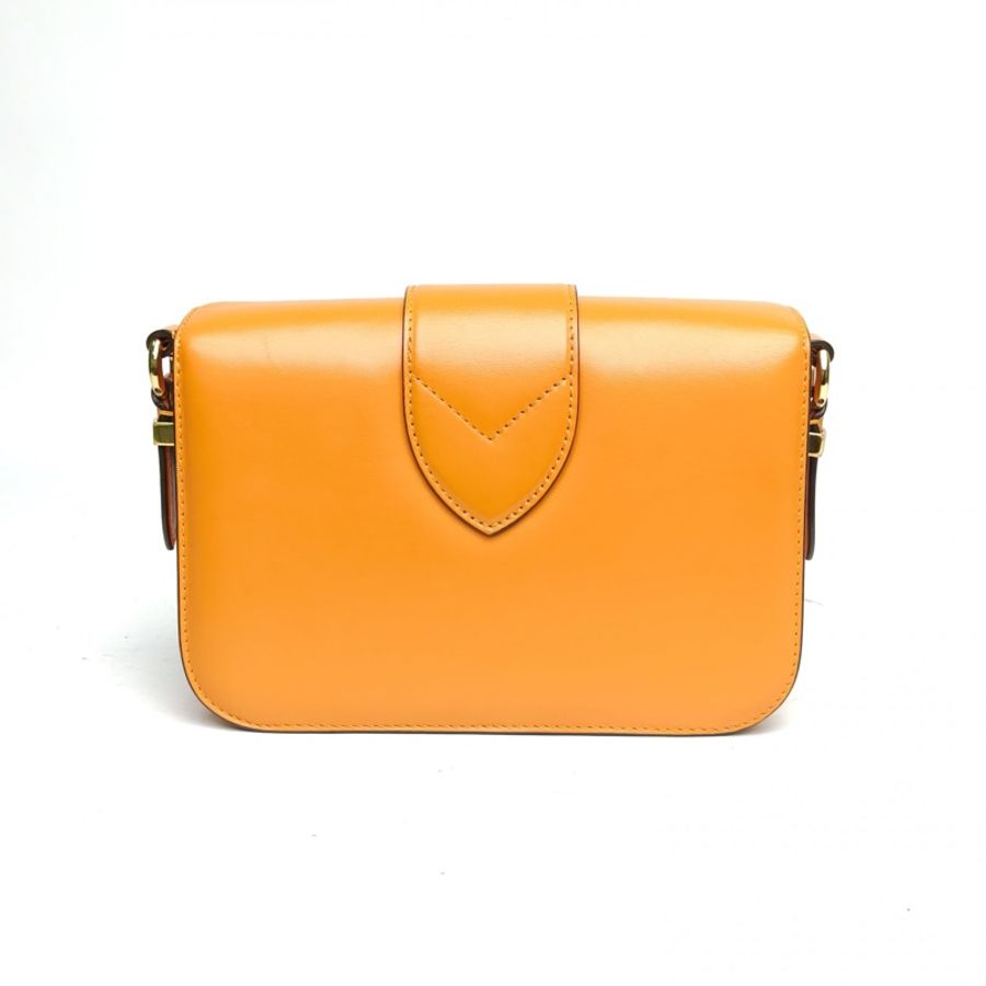 LOUIS VUITTON Pont9細肩帶橘色牛皮晶片-2