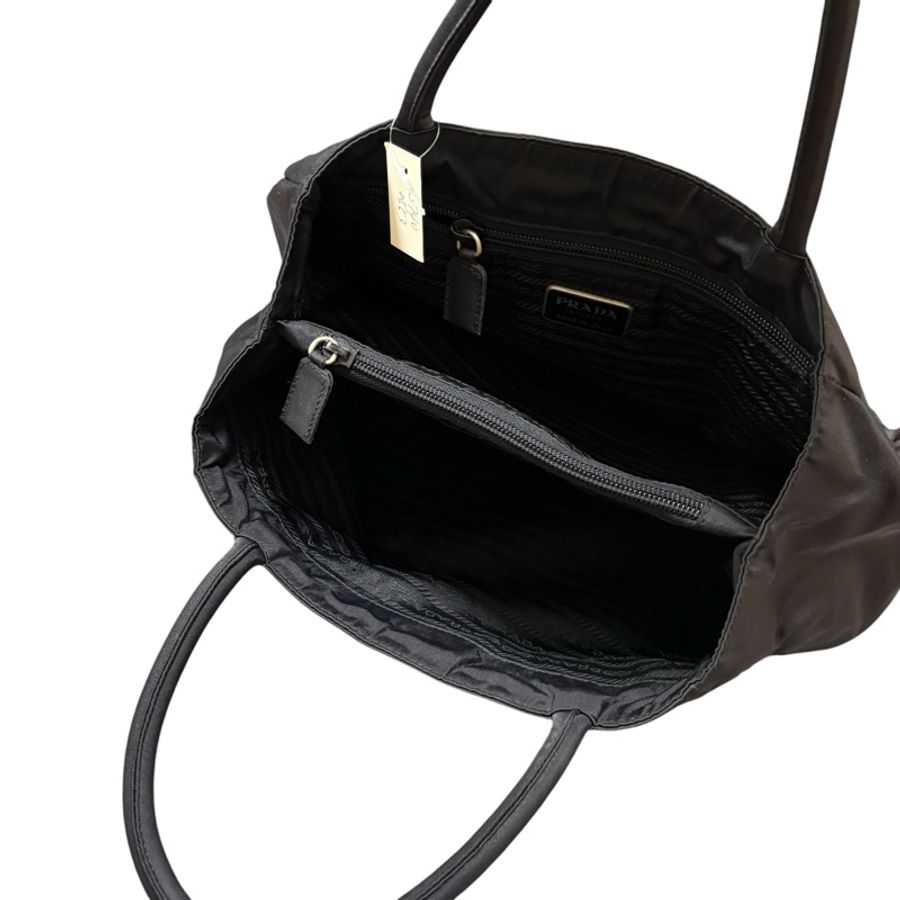 Prada 經典黑色尼龍托特包 Nylon tote bag-11