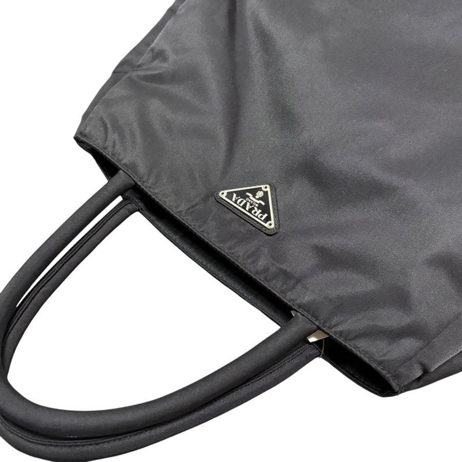 Prada 經典黑色尼龍托特包 Nylon tote bag-19