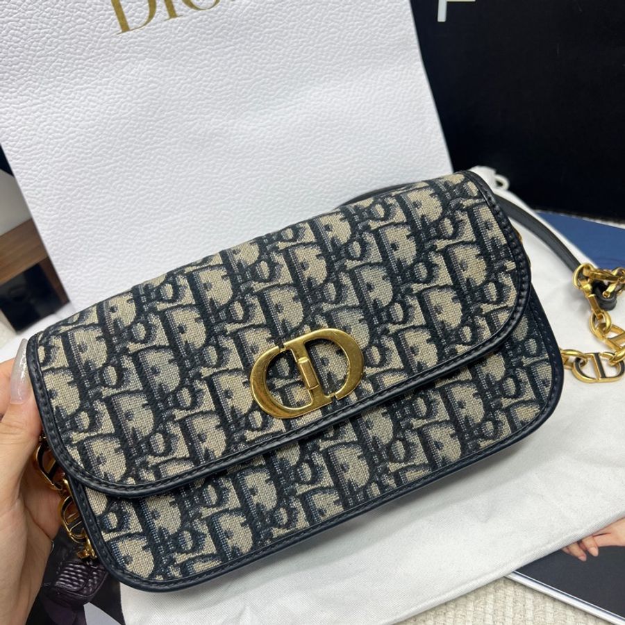 Dior迪奥30蒙田 Avenue 老花斜挎包-0