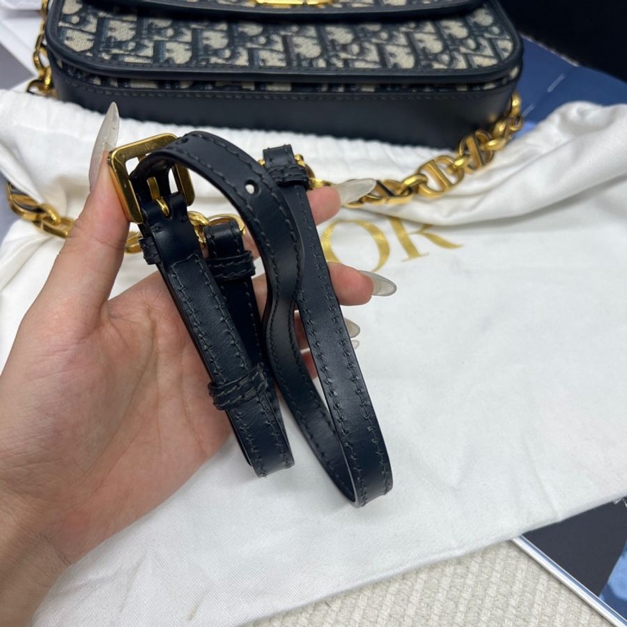 Dior迪奥30蒙田 Avenue 老花斜挎包-10