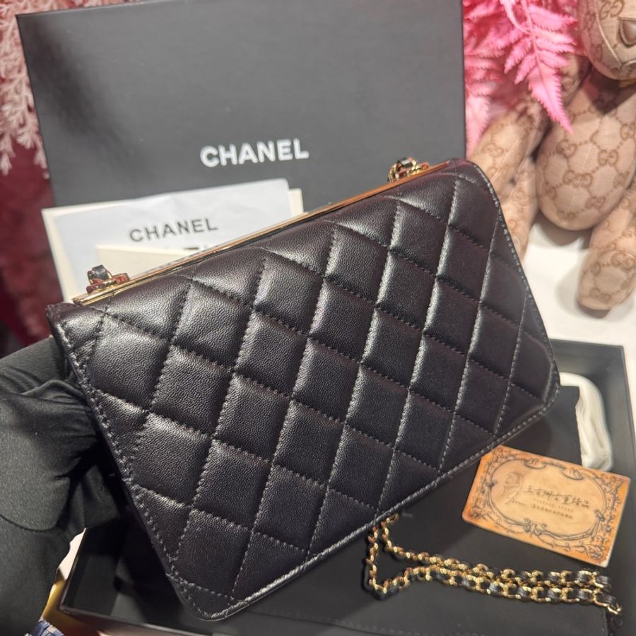 Chanel trendy cc woc斜背包/王吉娜古董精品-5