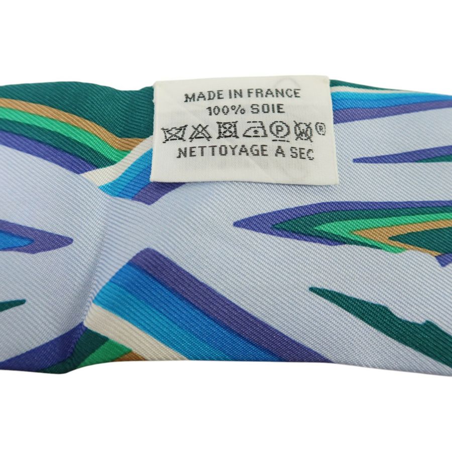 HERMES 絲質Twilly絲巾-6