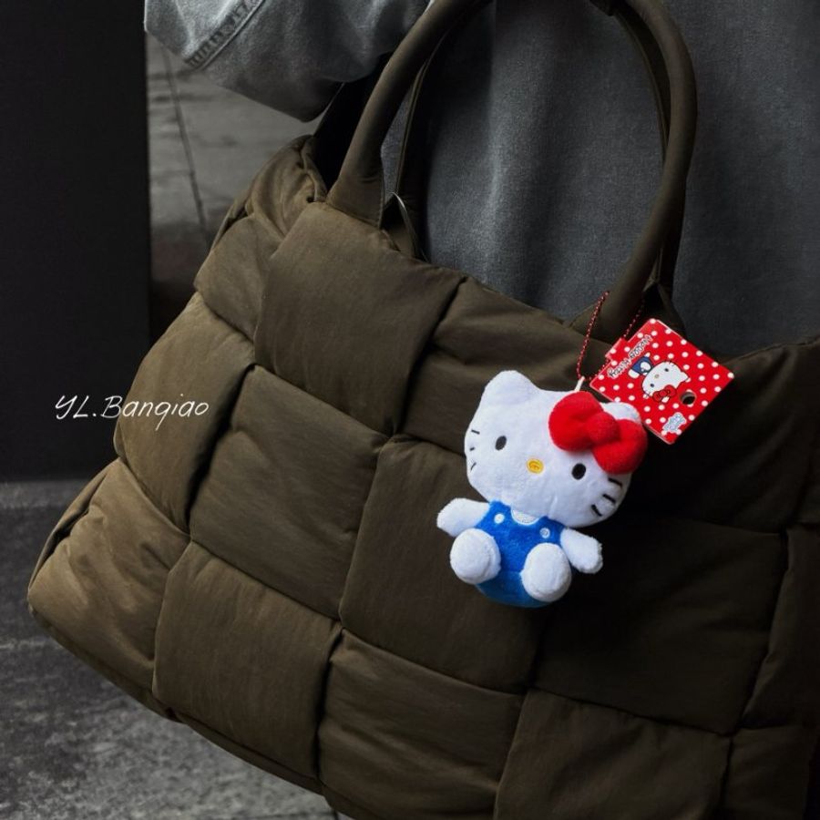 Y2007-Bottega Veneta 橄欖綠編織大號 Arco手提肩背包-0