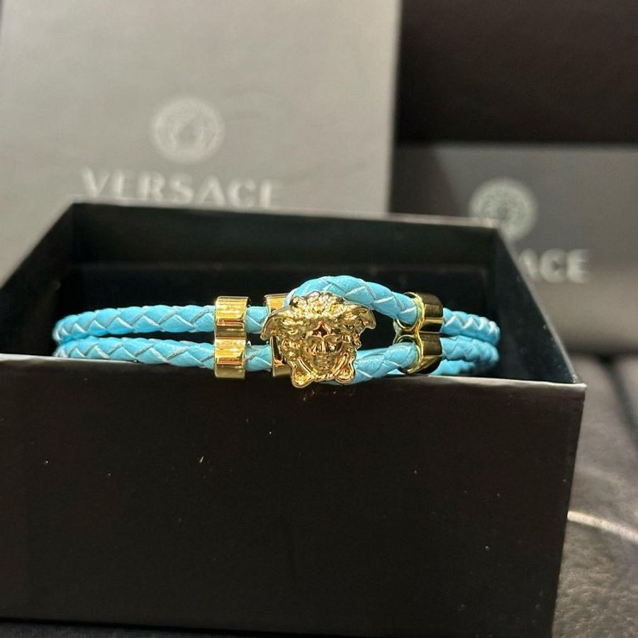💎Han's house精品服飾💎 VERSACE 凡賽斯 女王頭 手環 手鏈 意大利製 現貨 原價10500-7