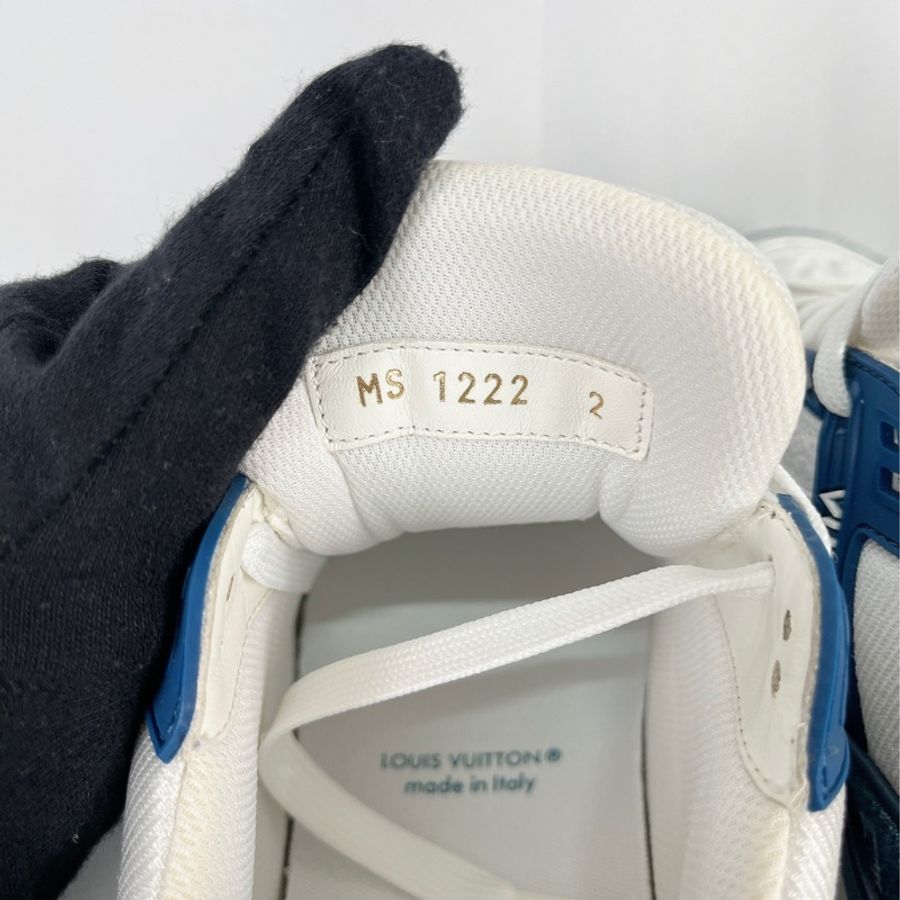 莉亞精品♡LV 1A9JGQ Trainer 藍 運動鞋 2 二手-4