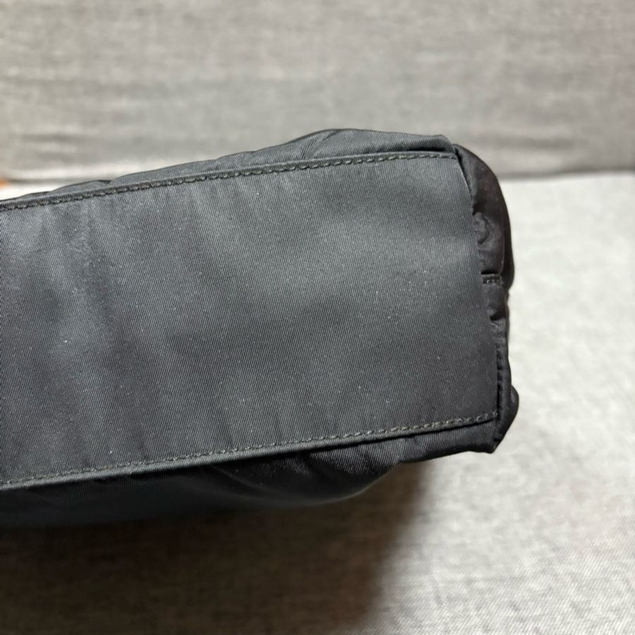 Prada 經典黑色尼龍托特包 Nylon tote bag 單肩包 手提包 28cm-12