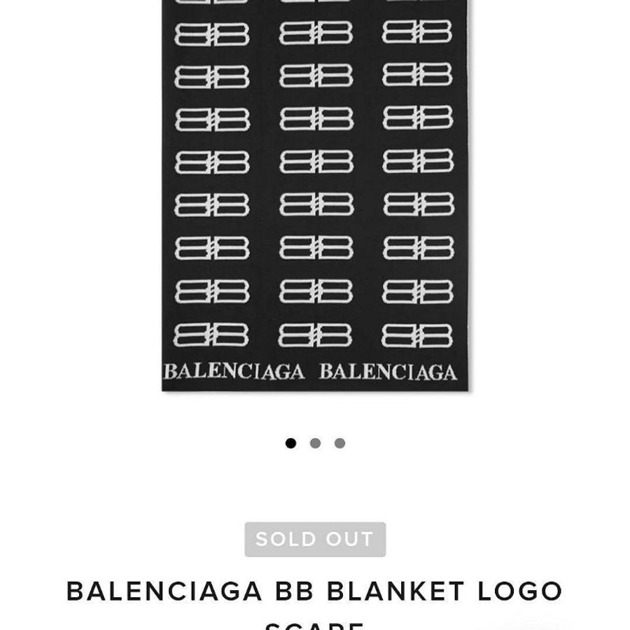 💎Han's house精品服飾💎Balenciaga 巴黎世家 羊毛 圍巾 雙面用 現貨 原價25000-4