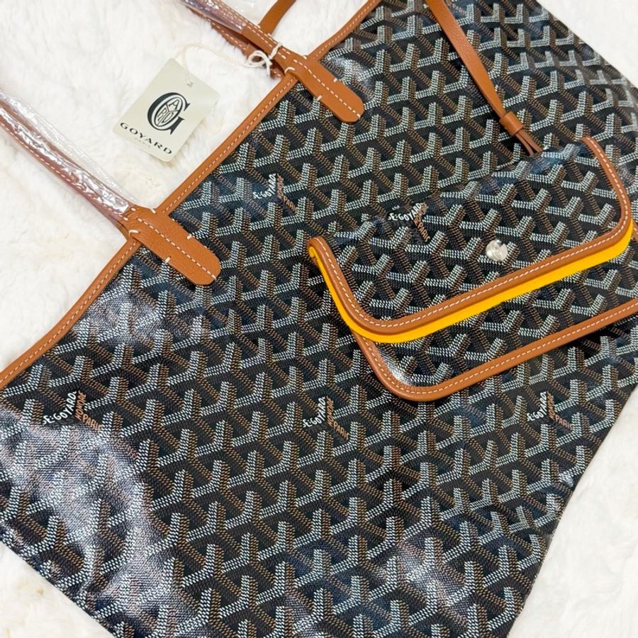 GOYARD 棕老花托特包PM |✨Wisher惟奢名品✨-8