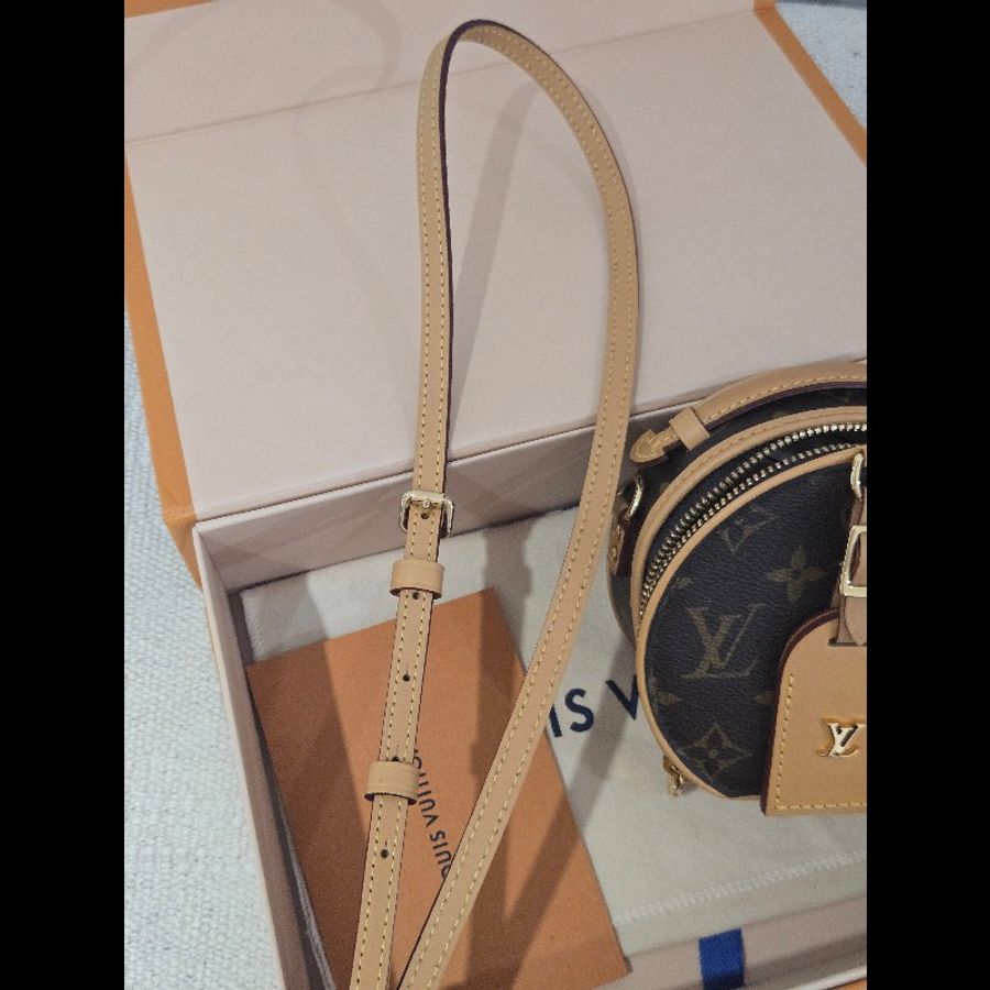 LV 路易威登 Louis Vuitton M44699 Mini Boite Chapeau 經典 Monogram 圓餅包 / 手拿包 / 斜背包-25
