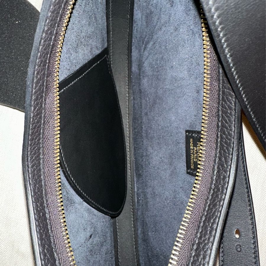 Hermes P'tit Arcon 月亮包 黑金 小號肩背包-6