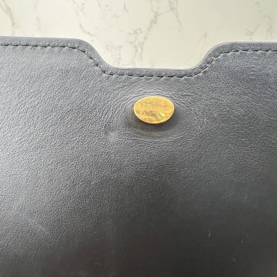 香緹國際精品 920 BURBERRY 肩背包黑金色-13