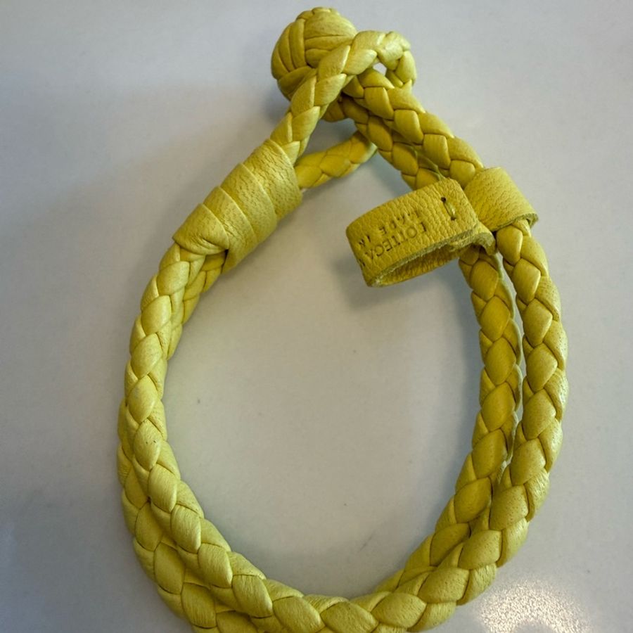 🐮BOTTEGA VENETA 手工編織牛皮雙層手環 (612982)-8