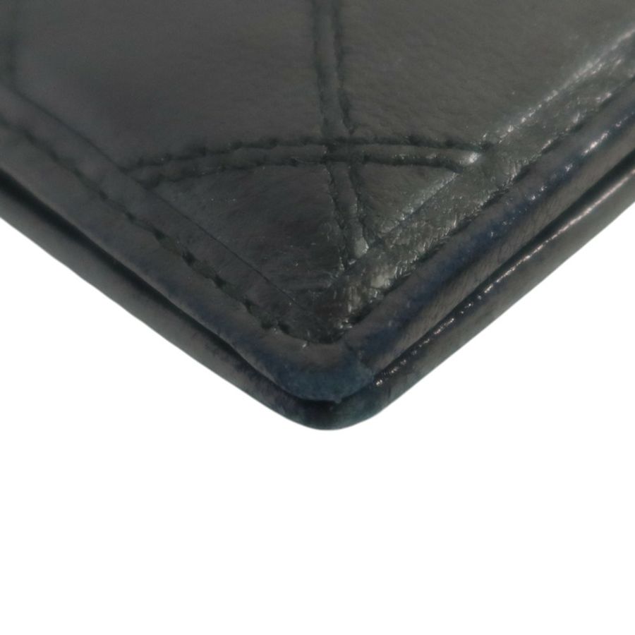 CHANEL 羊皮皮革Vintage Bifold Wallet錢包-12