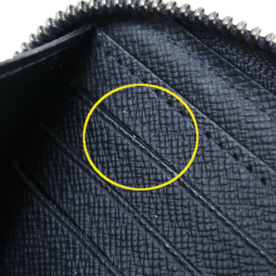 LOUIS VUITTON Monogram Eclipse Zippy Wallet Horizontal銀扣長錢包-14
