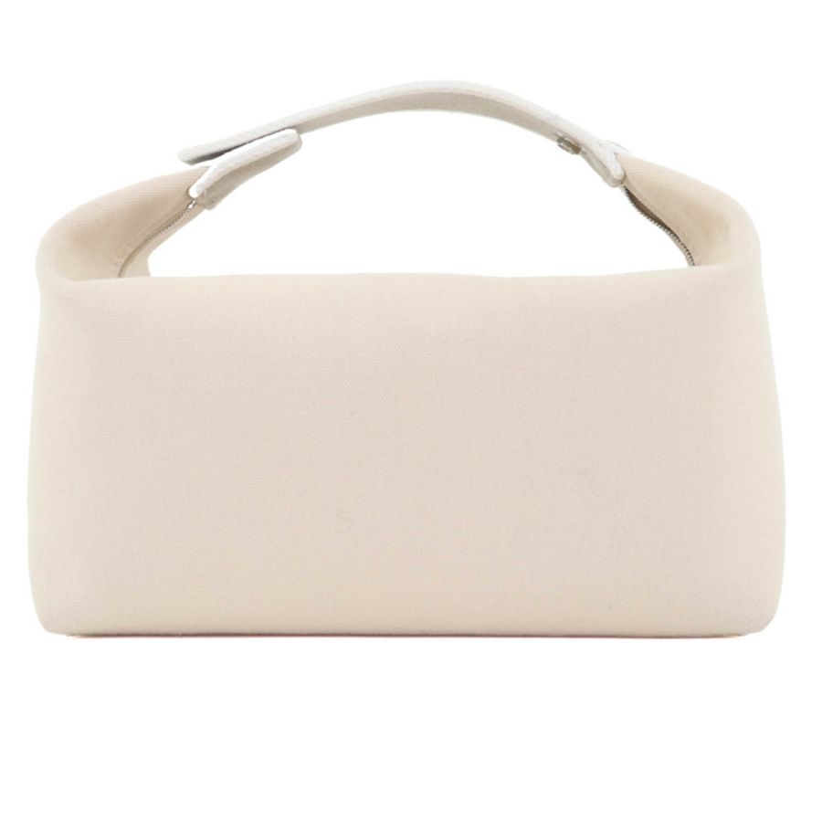 愛馬仕 (HERMES) Bride-à-Brac GM 100% 純棉 H Logo Sellier 連結手提包/手拿包,象牙色,法國製造,女士款-1