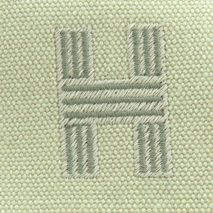 愛馬仕 (HERMES) Bride-à-Brac GM 100% 純棉 H Logo Sellier 連結手提包/手拿包,象牙色,法國製造,女士款-7