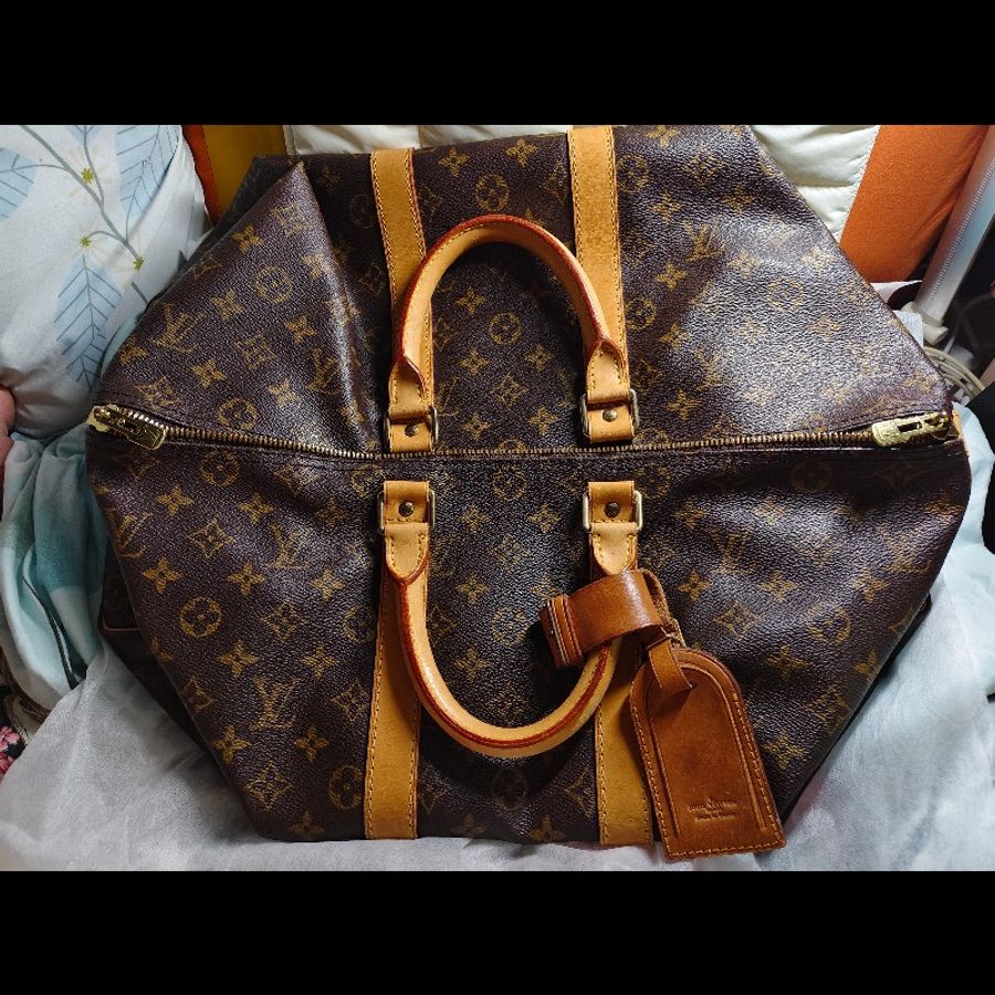 Louis Vuitton Speedy45手提斜背包-5
