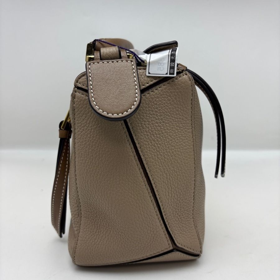 Loewe puzzle小號沙色幾何包,尺寸:24*16cm 🈚附件-3