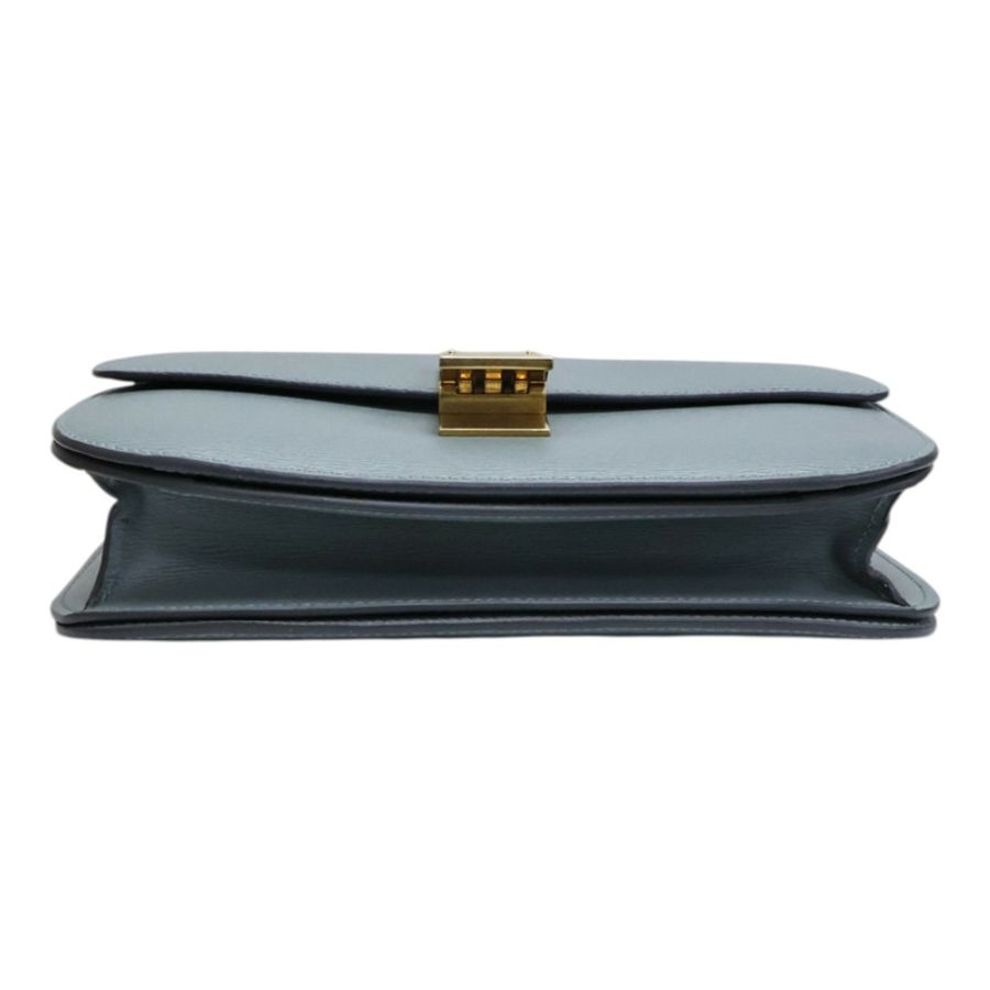 藍色牛皮 Classic Box 肩背包【CELINE 賽琳】-2