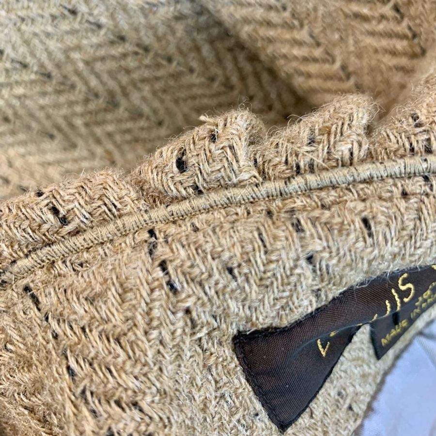 LV Vintage 秀場款 ✨條紋羊毛雙排扣大衣 🤎范冰冰同款🤎🤎-7