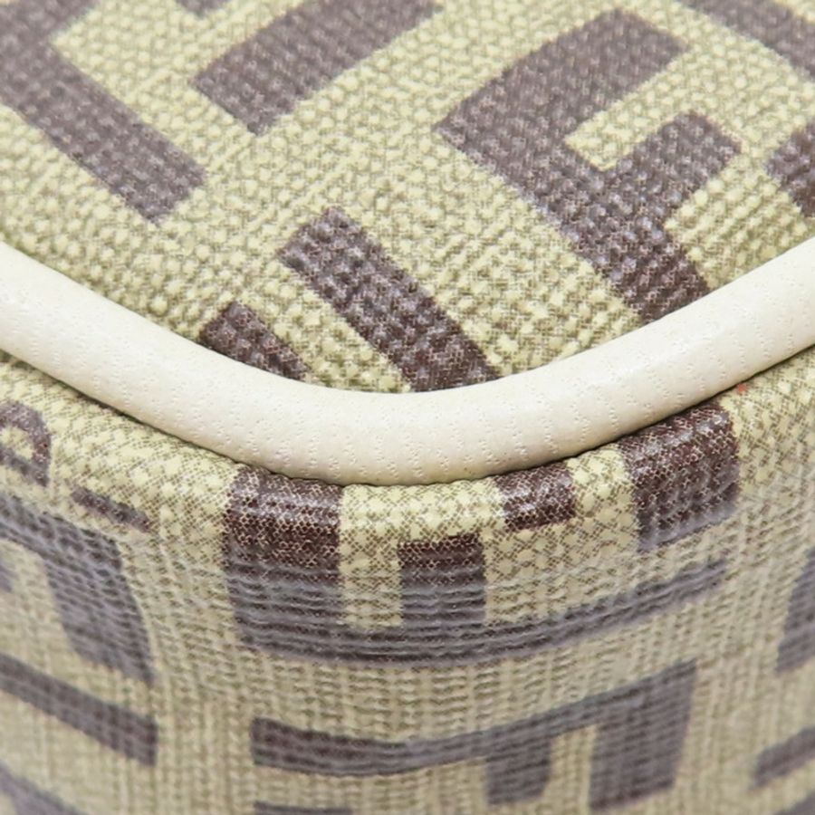 棕色 Zucchino 帆布 肩背包【FENDI 芬迪】 8M0242-11