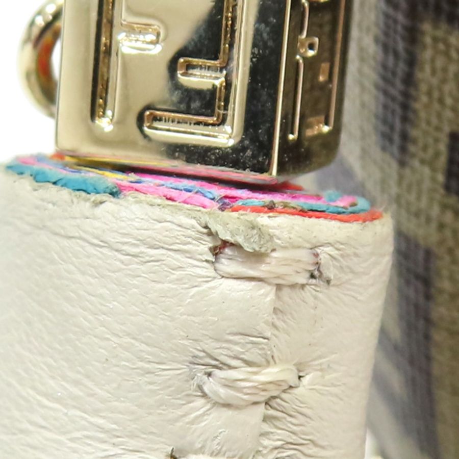 棕色 Zucchino 帆布 肩背包【FENDI 芬迪】 8M0242-13