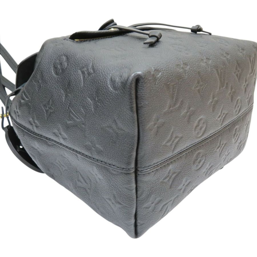 黑色 原花壓紋 牛皮 Montsouris 後背包【LOUIS VUITTON LV 路易威登】 M45205-12