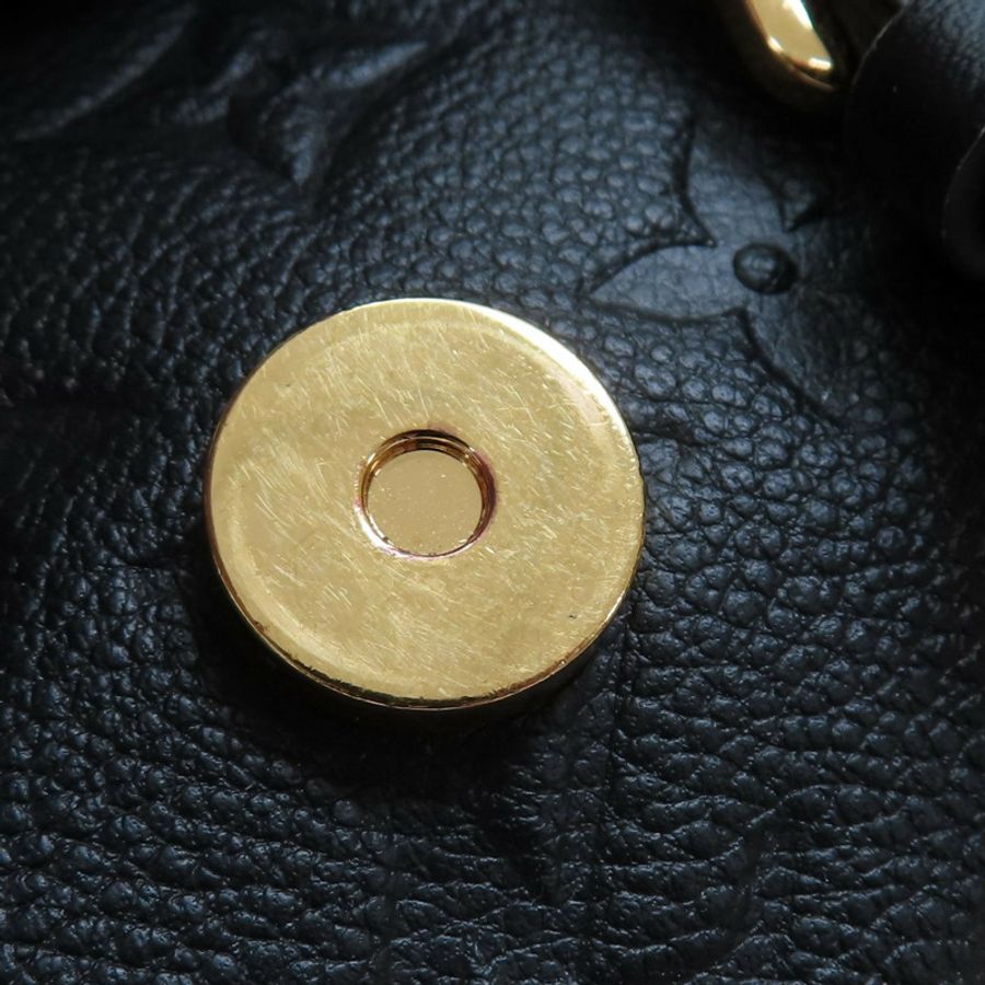 黑色 原花壓紋 牛皮 Montsouris 後背包【LOUIS VUITTON LV 路易威登】 M45205-14