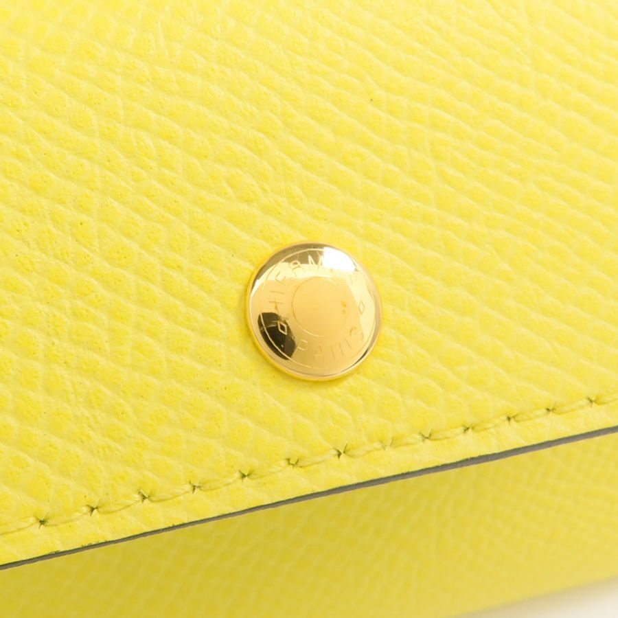HERMES Epsom皮革Kelly Pocket 18金扣皮帶-9
